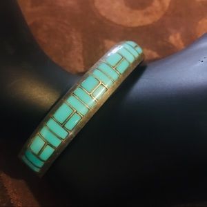 Vintage Navajo Sterling Silver cuff Bracelet